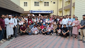Victory Dictation was held at the Russian House in Dhaka